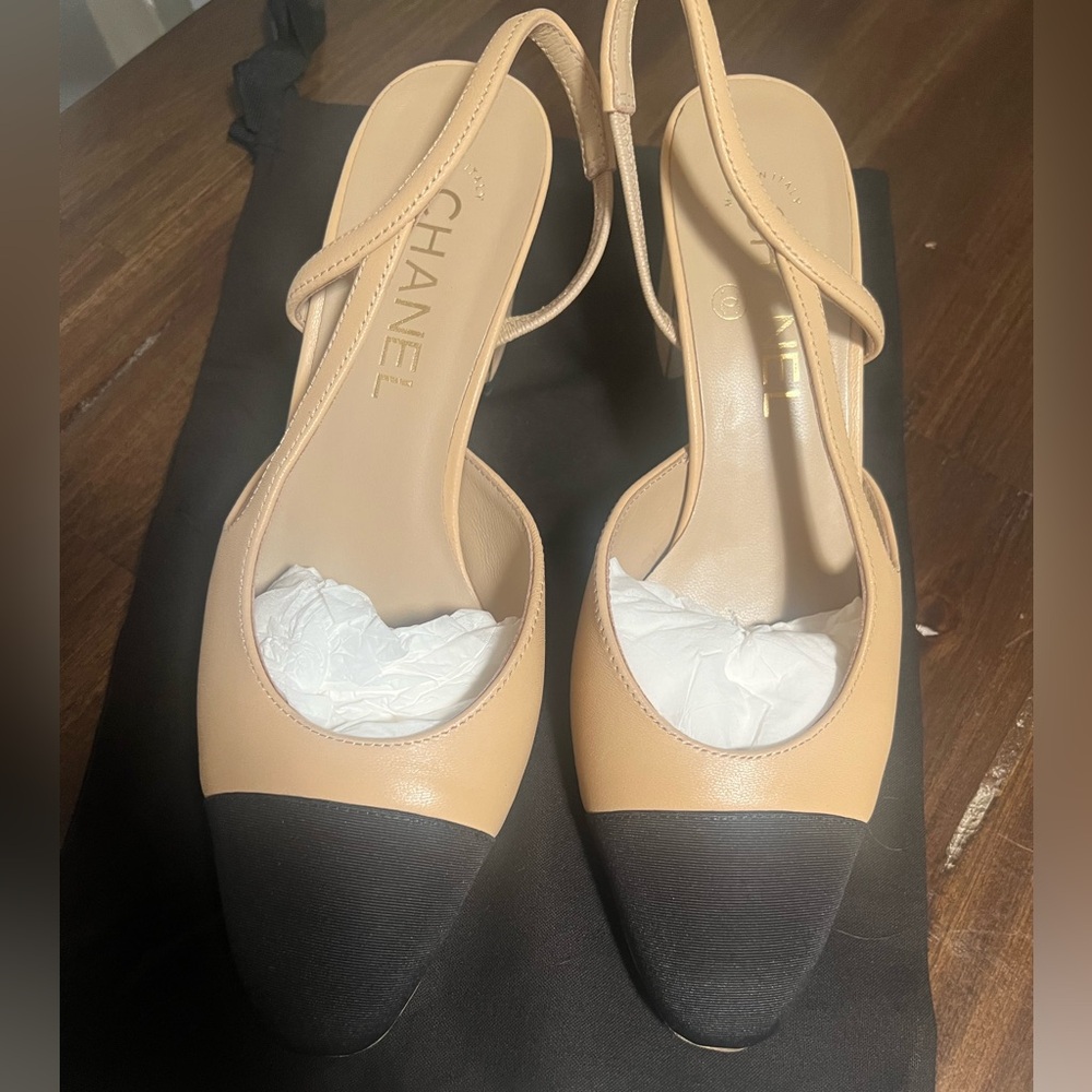 Chanl Sling backs